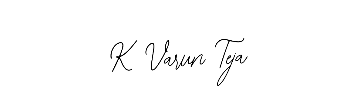 Similarly Bearetta-2O07w is the best handwritten signature design. Signature creator online .You can use it as an online autograph creator for name K Varun Teja. K Varun Teja signature style 12 images and pictures png