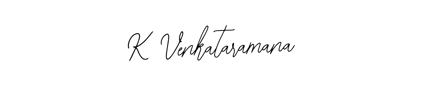 Use a signature maker to create a handwritten signature online. With this signature software, you can design (Bearetta-2O07w) your own signature for name K Venkataramana. K Venkataramana signature style 12 images and pictures png