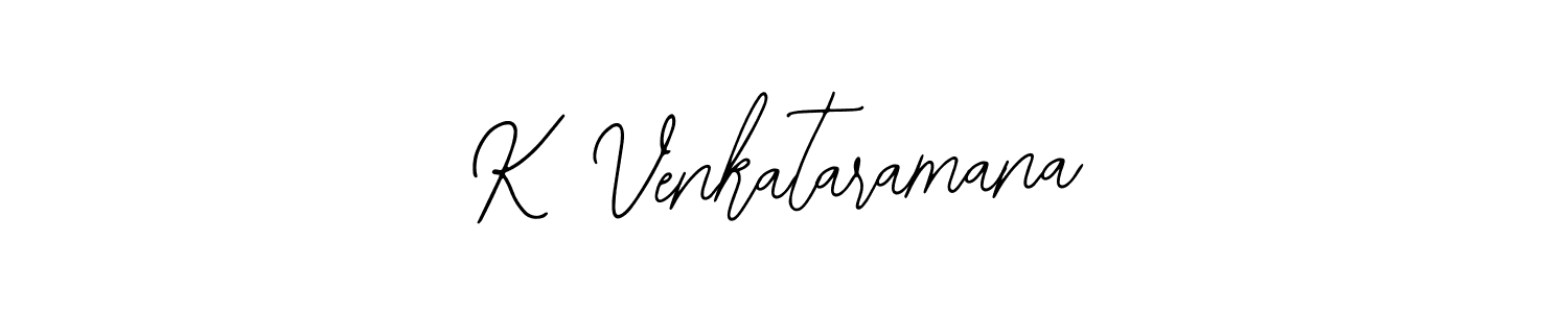 Make a beautiful signature design for name K Venkataramana. With this signature (Bearetta-2O07w) style, you can create a handwritten signature for free. K Venkataramana signature style 12 images and pictures png