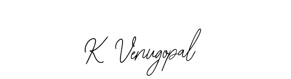 Design your own signature with our free online signature maker. With this signature software, you can create a handwritten (Bearetta-2O07w) signature for name K Venugopal. K Venugopal signature style 12 images and pictures png