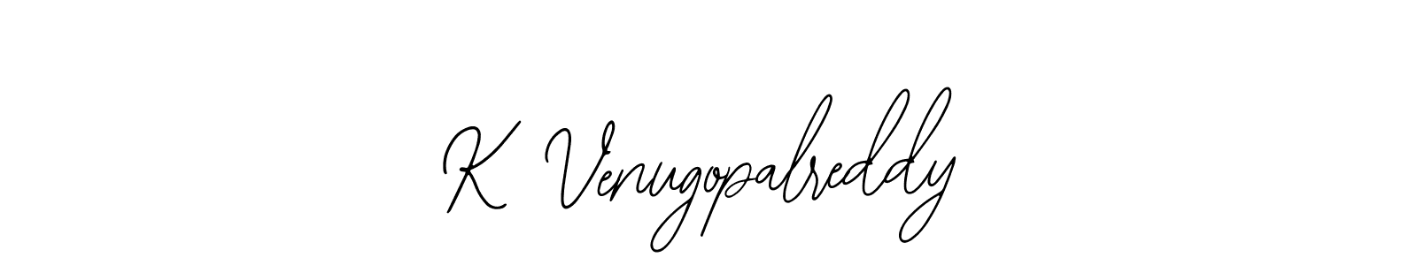 Design your own signature with our free online signature maker. With this signature software, you can create a handwritten (Bearetta-2O07w) signature for name K Venugopalreddy. K Venugopalreddy signature style 12 images and pictures png