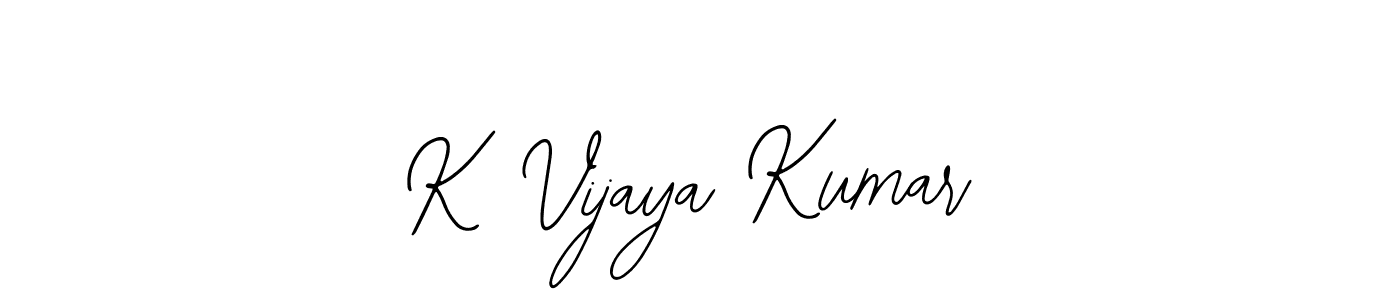 Also You can easily find your signature by using the search form. We will create K Vijaya Kumar name handwritten signature images for you free of cost using Bearetta-2O07w sign style. K Vijaya Kumar signature style 12 images and pictures png