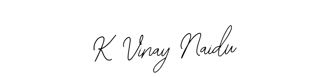 It looks lik you need a new signature style for name K Vinay Naidu. Design unique handwritten (Bearetta-2O07w) signature with our free signature maker in just a few clicks. K Vinay Naidu signature style 12 images and pictures png