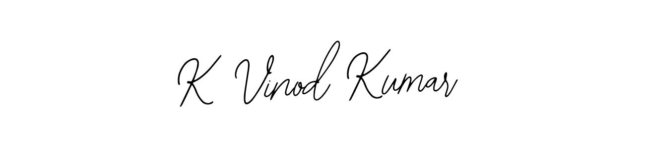 Similarly Bearetta-2O07w is the best handwritten signature design. Signature creator online .You can use it as an online autograph creator for name K Vinod Kumar. K Vinod Kumar signature style 12 images and pictures png