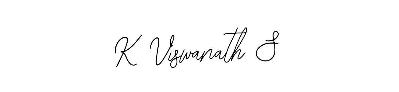 How to make K Viswanath S signature? Bearetta-2O07w is a professional autograph style. Create handwritten signature for K Viswanath S name. K Viswanath S signature style 12 images and pictures png