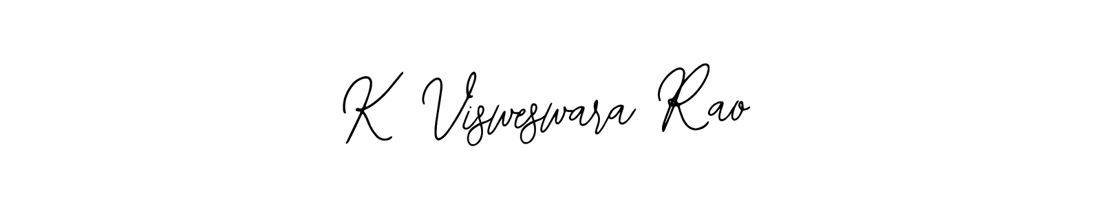 Bearetta-2O07w is a professional signature style that is perfect for those who want to add a touch of class to their signature. It is also a great choice for those who want to make their signature more unique. Get K Visweswara Rao name to fancy signature for free. K Visweswara Rao signature style 12 images and pictures png