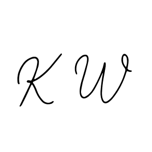 Best and Professional Signature Style for K W. Bearetta-2O07w Best Signature Style Collection. K W signature style 12 images and pictures png