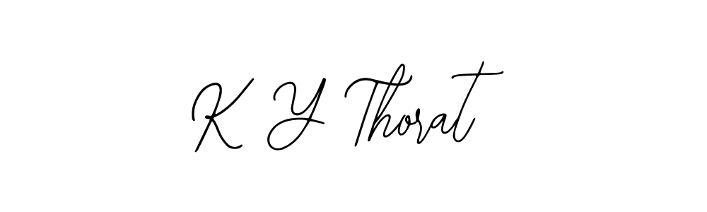 if you are searching for the best signature style for your name K Y Thorat. so please give up your signature search. here we have designed multiple signature styles  using Bearetta-2O07w. K Y Thorat signature style 12 images and pictures png