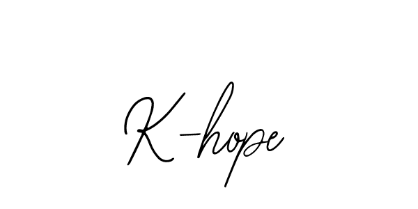 The best way (Bearetta-2O07w) to make a short signature is to pick only two or three words in your name. The name K-hope include a total of six letters. For converting this name. K-hope signature style 12 images and pictures png