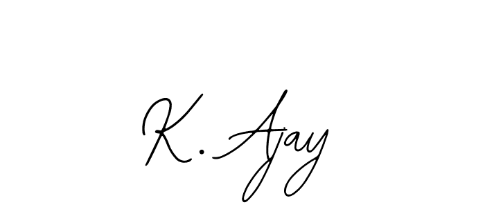 K. Ajay stylish signature style. Best Handwritten Sign (Bearetta-2O07w) for my name. Handwritten Signature Collection Ideas for my name K. Ajay. K. Ajay signature style 12 images and pictures png