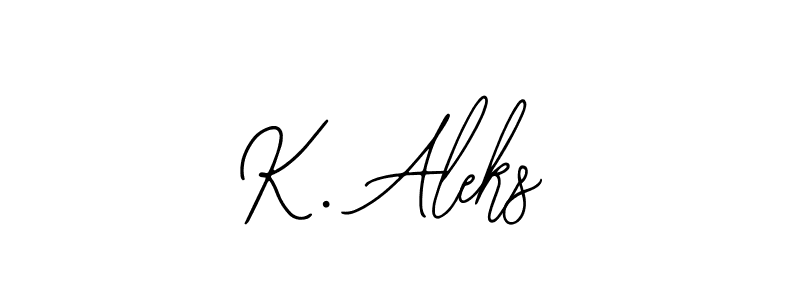 This is the best signature style for the K. Aleks name. Also you like these signature font (Bearetta-2O07w). Mix name signature. K. Aleks signature style 12 images and pictures png