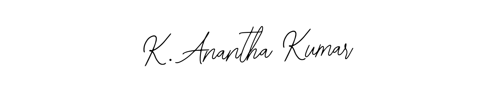 Create a beautiful signature design for name K. Anantha Kumar. With this signature (Bearetta-2O07w) fonts, you can make a handwritten signature for free. K. Anantha Kumar signature style 12 images and pictures png