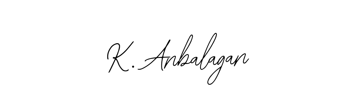 if you are searching for the best signature style for your name K. Anbalagan. so please give up your signature search. here we have designed multiple signature styles  using Bearetta-2O07w. K. Anbalagan signature style 12 images and pictures png