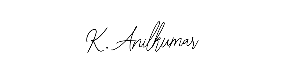 Use a signature maker to create a handwritten signature online. With this signature software, you can design (Bearetta-2O07w) your own signature for name K. Anilkumar. K. Anilkumar signature style 12 images and pictures png