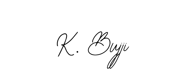 You can use this online signature creator to create a handwritten signature for the name K. Bujji. This is the best online autograph maker. K. Bujji signature style 12 images and pictures png