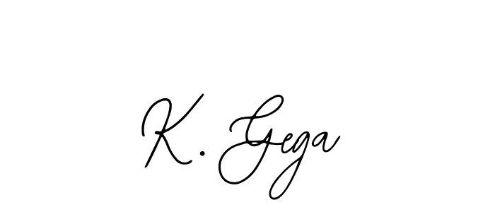 See photos of K. Gega official signature by Spectra . Check more albums & portfolios. Read reviews & check more about Bearetta-2O07w font. K. Gega signature style 12 images and pictures png