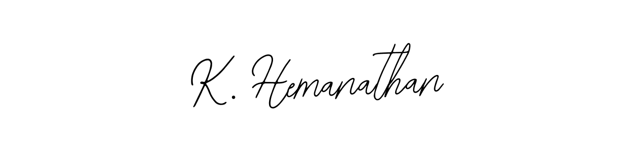 Similarly Bearetta-2O07w is the best handwritten signature design. Signature creator online .You can use it as an online autograph creator for name K. Hemanathan. K. Hemanathan signature style 12 images and pictures png