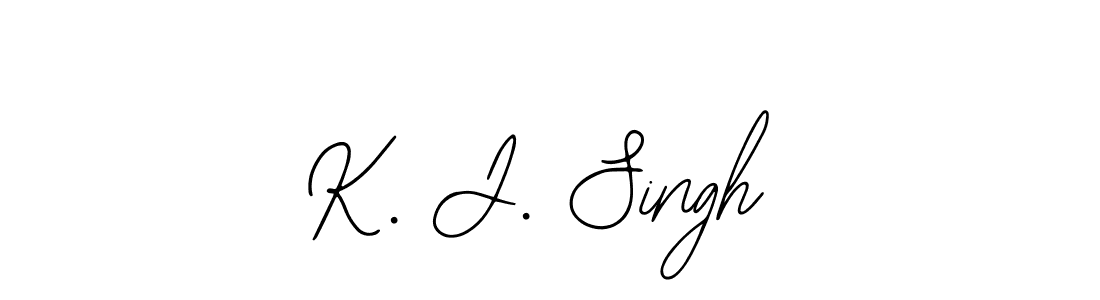 K. J. Singh stylish signature style. Best Handwritten Sign (Bearetta-2O07w) for my name. Handwritten Signature Collection Ideas for my name K. J. Singh. K. J. Singh signature style 12 images and pictures png