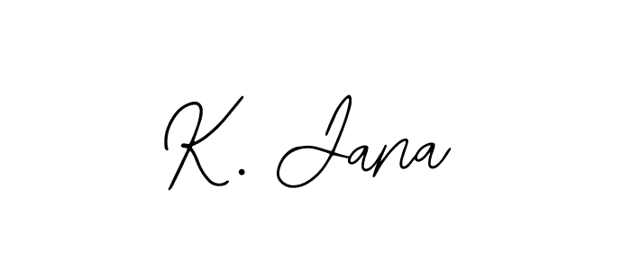 Best and Professional Signature Style for K. Jana. Bearetta-2O07w Best Signature Style Collection. K. Jana signature style 12 images and pictures png