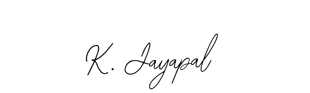 Design your own signature with our free online signature maker. With this signature software, you can create a handwritten (Bearetta-2O07w) signature for name K. Jayapal. K. Jayapal signature style 12 images and pictures png