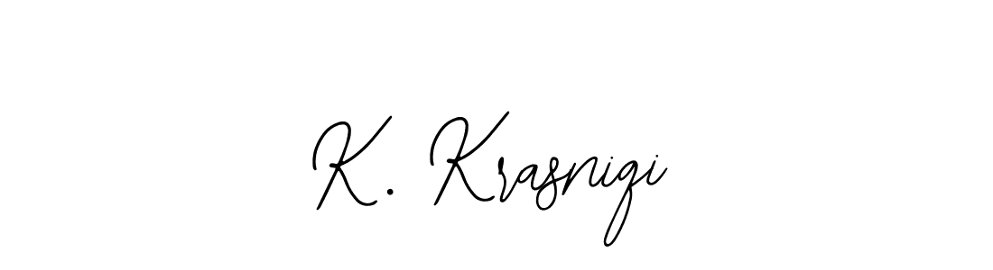 K. Krasniqi stylish signature style. Best Handwritten Sign (Bearetta-2O07w) for my name. Handwritten Signature Collection Ideas for my name K. Krasniqi. K. Krasniqi signature style 12 images and pictures png
