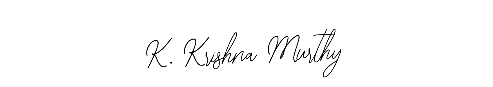Use a signature maker to create a handwritten signature online. With this signature software, you can design (Bearetta-2O07w) your own signature for name K. Krishna Murthy. K. Krishna Murthy signature style 12 images and pictures png