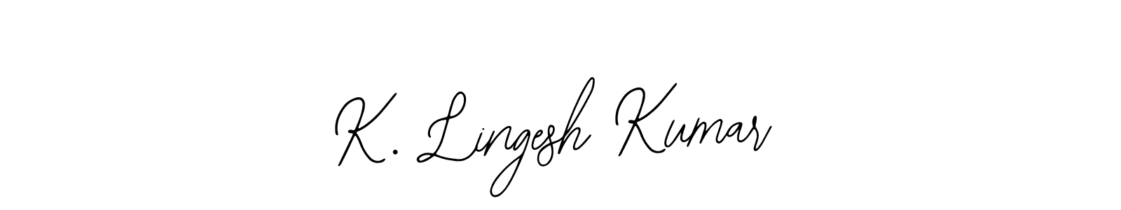 Make a beautiful signature design for name K. Lingesh Kumar. Use this online signature maker to create a handwritten signature for free. K. Lingesh Kumar signature style 12 images and pictures png