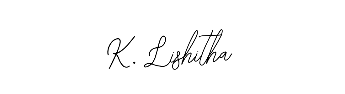 Best and Professional Signature Style for K. Lishitha. Bearetta-2O07w Best Signature Style Collection. K. Lishitha signature style 12 images and pictures png