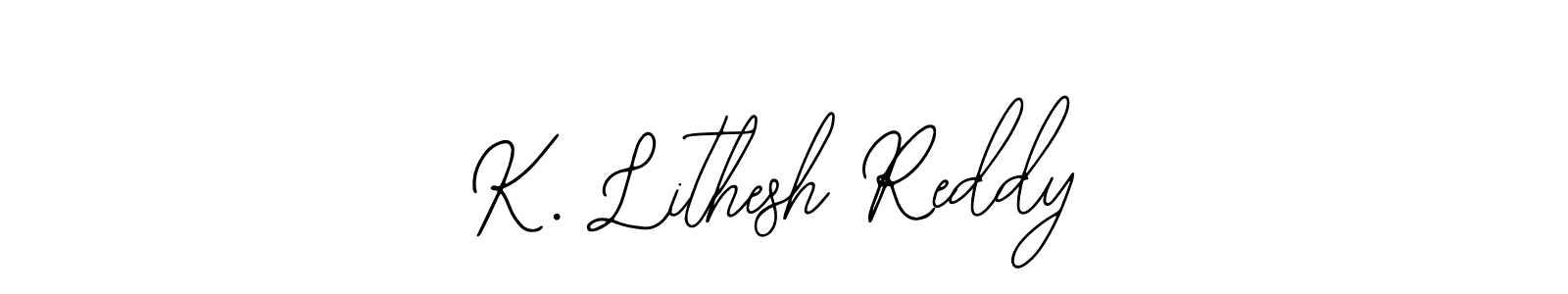 See photos of K. Lithesh Reddy official signature by Spectra . Check more albums & portfolios. Read reviews & check more about Bearetta-2O07w font. K. Lithesh Reddy signature style 12 images and pictures png