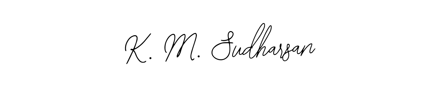 How to make K. M. Sudharsan signature? Bearetta-2O07w is a professional autograph style. Create handwritten signature for K. M. Sudharsan name. K. M. Sudharsan signature style 12 images and pictures png