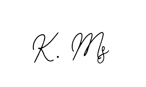 Create a beautiful signature design for name K. Ms. With this signature (Bearetta-2O07w) fonts, you can make a handwritten signature for free. K. Ms signature style 12 images and pictures png