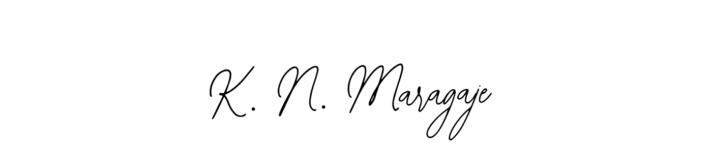 Use a signature maker to create a handwritten signature online. With this signature software, you can design (Bearetta-2O07w) your own signature for name K. N. Maragaje. K. N. Maragaje signature style 12 images and pictures png