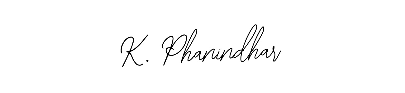 Design your own signature with our free online signature maker. With this signature software, you can create a handwritten (Bearetta-2O07w) signature for name K. Phanindhar. K. Phanindhar signature style 12 images and pictures png