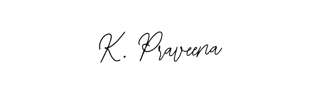 Create a beautiful signature design for name K. Praveena. With this signature (Bearetta-2O07w) fonts, you can make a handwritten signature for free. K. Praveena signature style 12 images and pictures png