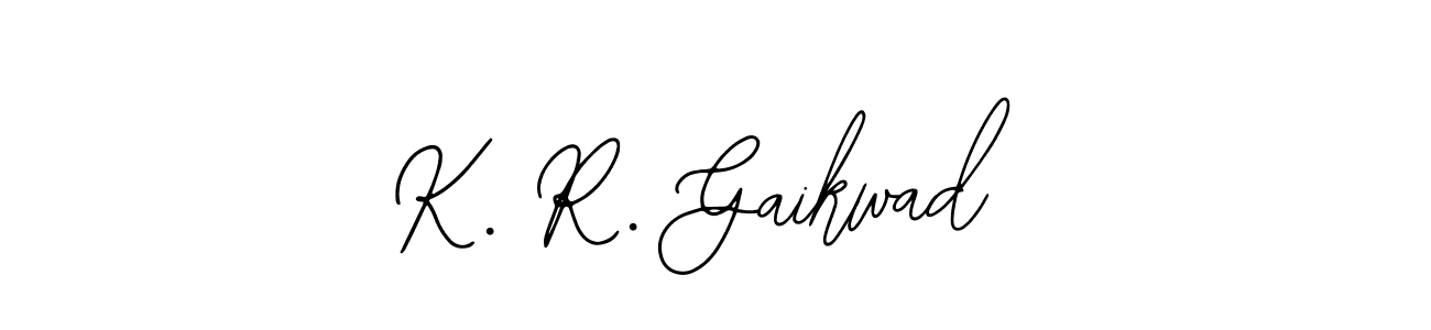 You can use this online signature creator to create a handwritten signature for the name K. R. Gaikwad. This is the best online autograph maker. K. R. Gaikwad signature style 12 images and pictures png