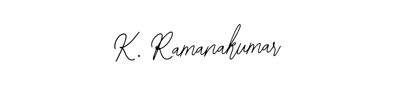 Similarly Bearetta-2O07w is the best handwritten signature design. Signature creator online .You can use it as an online autograph creator for name K. Ramanakumar. K. Ramanakumar signature style 12 images and pictures png