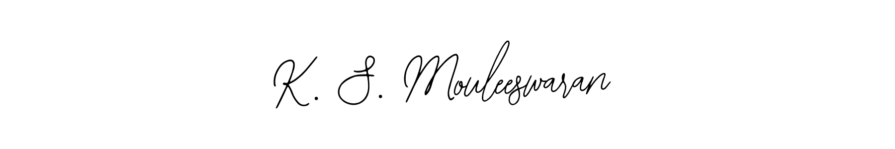 Make a beautiful signature design for name K. S. Mouleeswaran. With this signature (Bearetta-2O07w) style, you can create a handwritten signature for free. K. S. Mouleeswaran signature style 12 images and pictures png