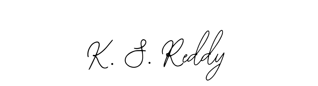 Also You can easily find your signature by using the search form. We will create K. S. Reddy name handwritten signature images for you free of cost using Bearetta-2O07w sign style. K. S. Reddy signature style 12 images and pictures png