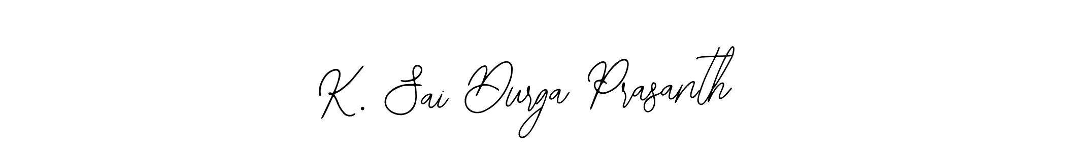 How to make K. Sai Durga Prasanth name signature. Use Bearetta-2O07w style for creating short signs online. This is the latest handwritten sign. K. Sai Durga Prasanth signature style 12 images and pictures png