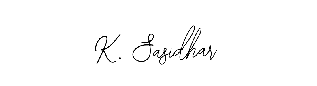 How to Draw K. Sasidhar signature style? Bearetta-2O07w is a latest design signature styles for name K. Sasidhar. K. Sasidhar signature style 12 images and pictures png