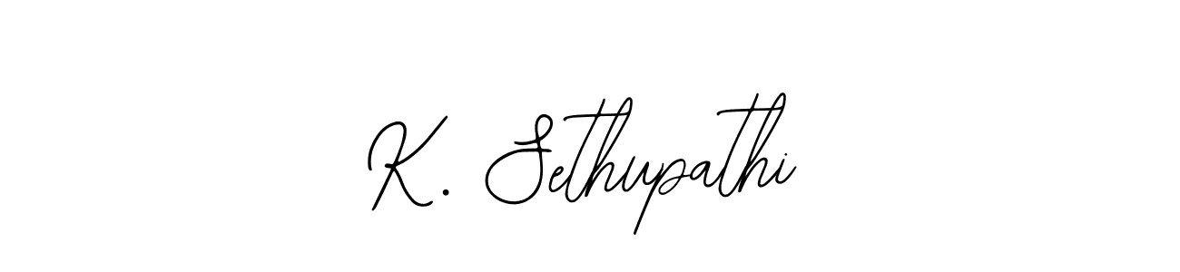 Make a beautiful signature design for name K. Sethupathi. Use this online signature maker to create a handwritten signature for free. K. Sethupathi signature style 12 images and pictures png