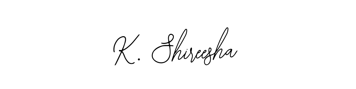 Create a beautiful signature design for name K. Shireesha. With this signature (Bearetta-2O07w) fonts, you can make a handwritten signature for free. K. Shireesha signature style 12 images and pictures png