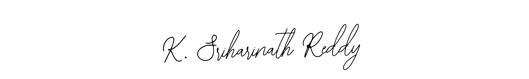 Make a beautiful signature design for name K. Sriharinath Reddy. With this signature (Bearetta-2O07w) style, you can create a handwritten signature for free. K. Sriharinath Reddy signature style 12 images and pictures png