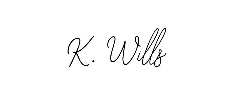 Best and Professional Signature Style for K. Wills. Bearetta-2O07w Best Signature Style Collection. K. Wills signature style 12 images and pictures png