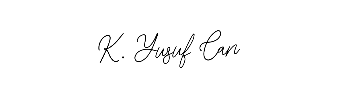 This is the best signature style for the K. Yusuf Can name. Also you like these signature font (Bearetta-2O07w). Mix name signature. K. Yusuf Can signature style 12 images and pictures png