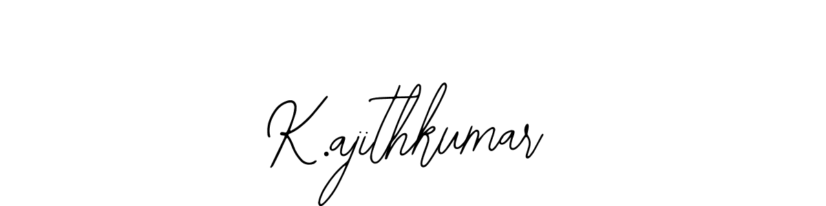 Make a beautiful signature design for name K.ajithkumar. With this signature (Bearetta-2O07w) style, you can create a handwritten signature for free. K.ajithkumar signature style 12 images and pictures png