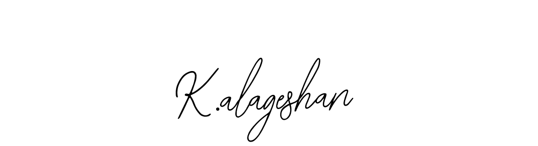 Create a beautiful signature design for name K.alageshan. With this signature (Bearetta-2O07w) fonts, you can make a handwritten signature for free. K.alageshan signature style 12 images and pictures png