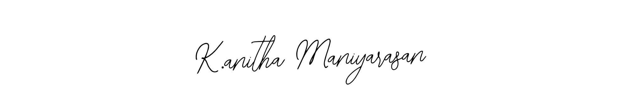 Also You can easily find your signature by using the search form. We will create K.anitha Maniyarasan name handwritten signature images for you free of cost using Bearetta-2O07w sign style. K.anitha Maniyarasan signature style 12 images and pictures png