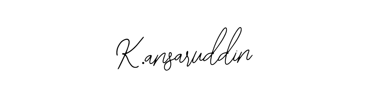 Best and Professional Signature Style for K.ansaruddin. Bearetta-2O07w Best Signature Style Collection. K.ansaruddin signature style 12 images and pictures png