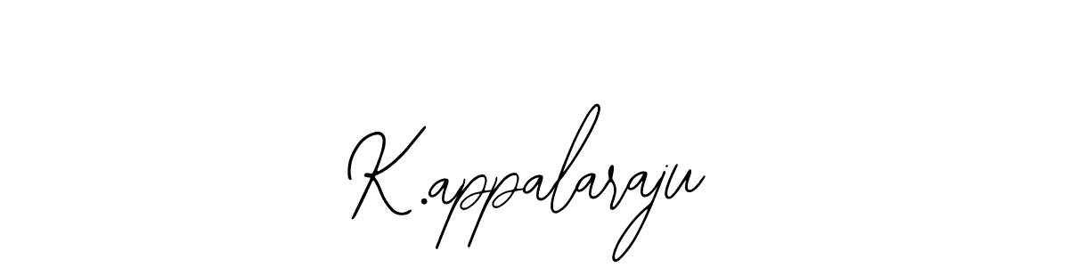 The best way (Bearetta-2O07w) to make a short signature is to pick only two or three words in your name. The name K.appalaraju include a total of six letters. For converting this name. K.appalaraju signature style 12 images and pictures png